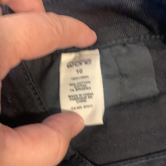 Black jean shorts - Picture 2 of 2